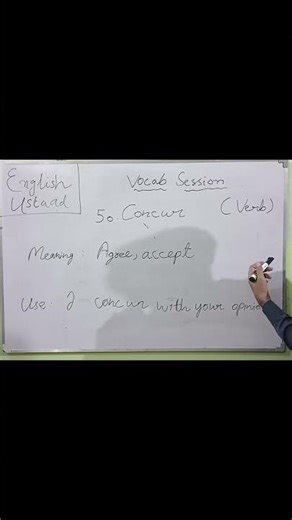 Stop Saying Agree 🤝 | Learn CONCUR ✅ | Advanced English Word #shorts