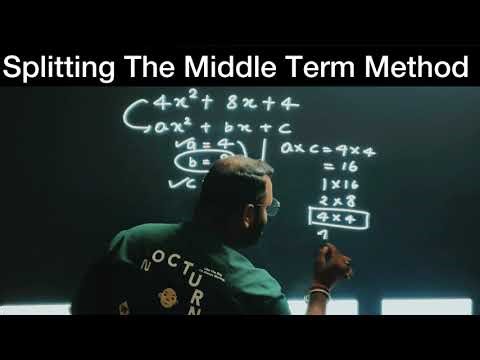 Splitting the middle term method ll quadratic equation ll #maths #mathsmagician #factorization