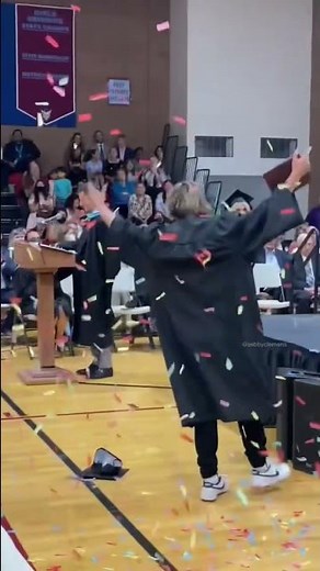 BEST graduation walk EVER😳💥 (UNSEEN POV) - Sebby Clemens Backflip Off Stage