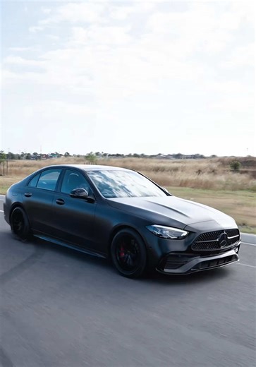 Silver ➝ Savage 🖤🔥 Straight from Tasmania, now a total neck-breaker 💣 Satin black wrap • gloss black chrome delete • red calipers • fresh wheels • wrap coated 🛡️ 📞 0477 406 226 | Vdesi Customs #MercedesBenz #SatinBlack #NeckBreaker #VdesiCustoms #carwrapmelbourne