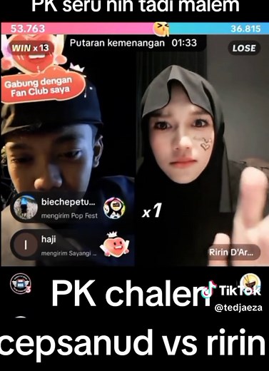 pk chalen cepsanud vs ririn #cepsanud #ririndwiariariyanti