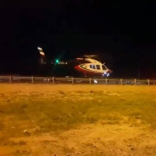58 reactions · 17 shares | Air ambulance carrying injured in road accident near Mutla حادث مركبة بكيلو 10 على طريق المطلاع وتم حمل المصاب بالإسعاف الجوي Courtesy: @3ajeel_q8 | Hala Kuwait | Facebook