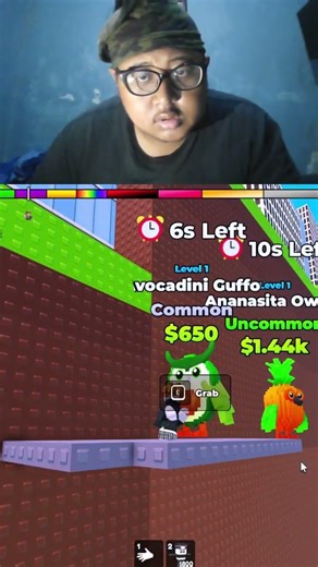 Dinding Samping Muncul Avocadonini Burung Parkour For Brainrot Roblox #shorts #roblox