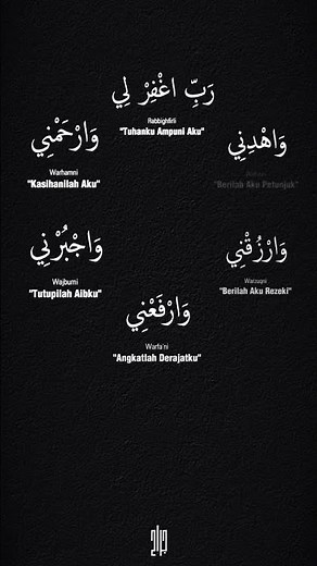 A Beautiful Dua That Covers Everything 🤍 | Rabbighfirli Wahdini Warzuqni