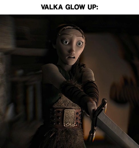 Valka Glow Up : 🥶 || #httyd #howtotrainyourdragon #valkahaddock #edit #fyp ||
