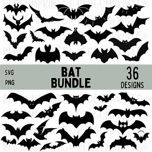 Bat SVG Bundle, Halloween Bat SVG, Bat, Halloween, Night Bat SVG, Png, Svg Files for Cricut, Silhouette, Cricut, Halloween Svg - Etsy UK