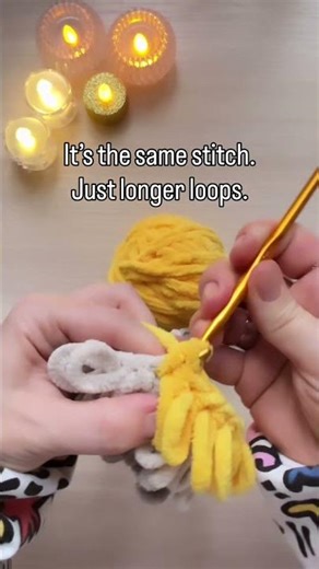 #crochetforbeginners #crochet #loopstitch