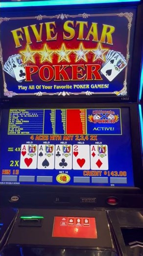 Dealt Aces on Five Star Video Poker… Here’s What Happened!
