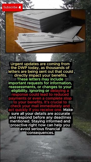 🚨 DWP Letters Sent Today – Check Now