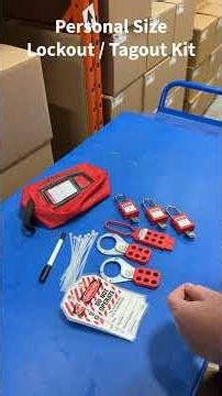 Personal Portable Lockout Tagout Kit (3-Lock Version)