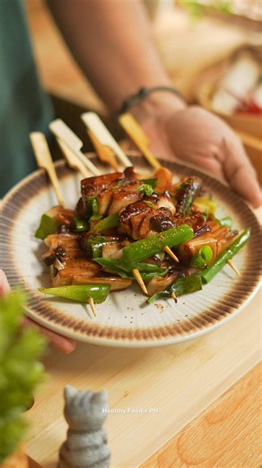 Yakitori-Style Mushroom Skewers 🍄‍🟫 #mushroom #yakitori #cooking #recipe