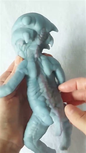 Repta - silicone alien newborn. Small. Strange. Adorable. #alienbaby #fantasyart #babydoll #shorts