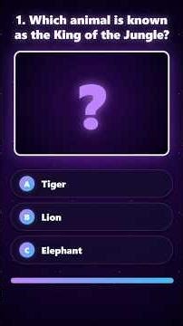 General Knowledge Quiz 🧠 Can You Get 7/7? #shorts