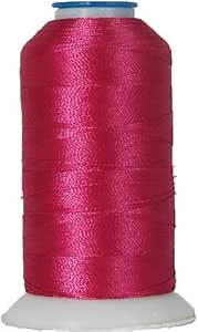 Amazon.com: Threadart Polyester Machine Embroidery Thread by The Spool - 1000M - 40wt - Hundreds of Color Options - Ruby Rose - No. 137