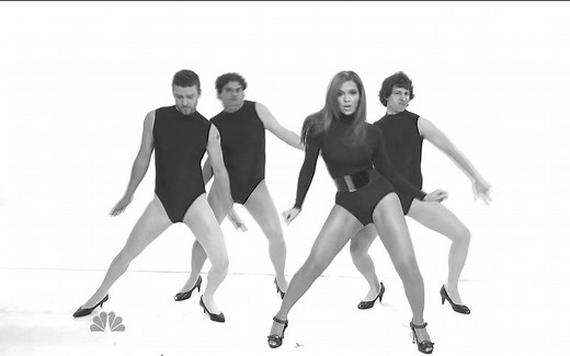 Beyonce 碧昂丝联手Justin Timberlake 贾婷婷 恶搞单身女郎MV - Single Ladies Skit @SNL