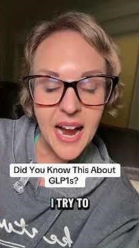 Little Know Fact About GLP1s #glp1