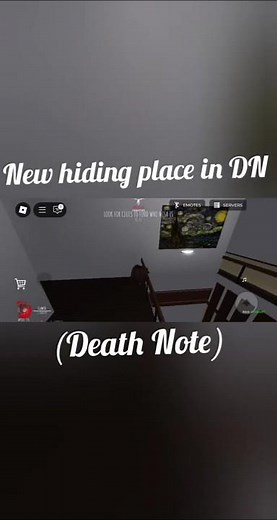 New secret place to hide! DN (Death Note) #roblox #2025 #flawer #deathnote #death #notebook