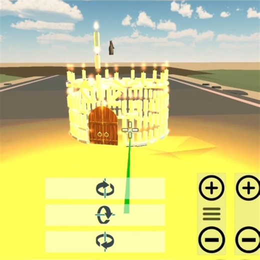 Chicken Gun Candle House 😁 #chickengun #shorts