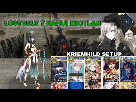 [FGO NA] Lostbelt 7 Nahui Mictlan: Tlaloc - Kriemhild Setup