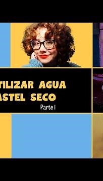 Tutorial para utilizar agua con pastel seco ✨🎨💦 parte 1