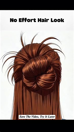 Elegant Half-Up Bun Tutorial-Messy Bun Hairstyle for Long Hair 2026 Create this stunning half-up messy bun that's perfect for any occasion! This easy hair tutorial shows you how to achieve a voluminous, textured bun with face-framing pieces that add elegance and style. Perfect for weddings, parties, casual days, or office wear - this versatile hairstyle works beautifully with long, straight hair. ✨ What Makes This Style Special: • Combines elegance with effortless vibes • Adds instant volume and