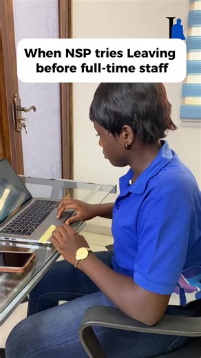 @Jobberman Ghana Official Page 😂😂 please is this exactly how it is in other offices? P.S. Sincerely it’s not the case at all at Jobberman. #nationalservice #fyp #funnyvideo #trendingsound