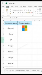74 reactions | Companies Logo In Excel 勞 . . . #exceltricks #msexcel #exceltips #excelformulas #exceltutorial | Excel.Solution | Facebook