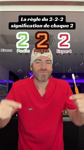 C’est la règle que je conseille à tous mes patients !!!