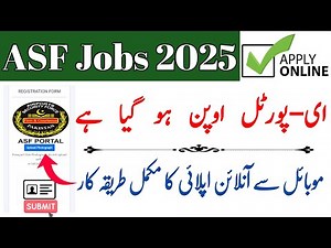 ASF Jobs 2025 How To Apply Online | Airport Security Force Jobs Online Registration|ASF how to apply