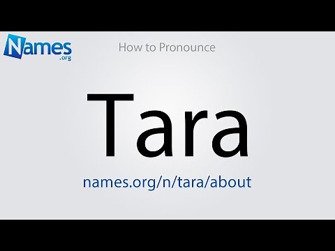 How to Pronounce Tara