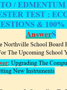 EDMENTUM END OF SEMESTER TEST 2026 | Real Questions & Answers Review 📚🔥 Pass With Confidence! Getting ready for the EDMENTUM End of Semester Test 2026? 🎯 You’re in the right place! This powerful review video is designed to help you master key concepts, understand frequently tested topics, and walk into your final exam feeling 100% confident 💪✨ Whether you're taking Edmentum for credit recovery, online high school courses, homeschool programs, or virtual learning, this 2026 updated test prep