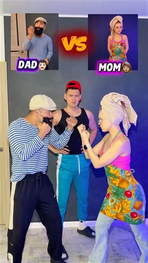MOM👩🏽 OR DAD👨🏻!? WHO WILL I CHOOSE?🤩🏆 #funny #shortvideo #comedy #shorts