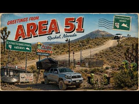 Camping at Area 51’s Front Gate — We Had "Unexpected Visitors"