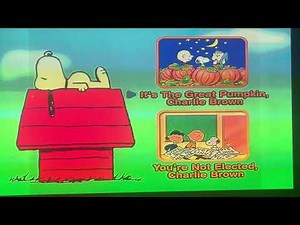 Opening to It’s The Great Pumpkin Charlie Brown 2000 DVD