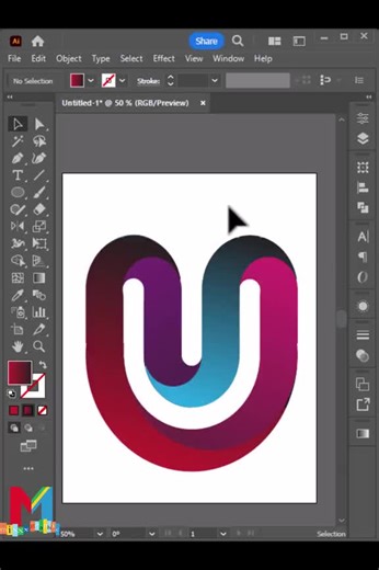 Make logo Design Typography Professional in Adobe Illustrator #adobeillustrator #logodesign #letter #typography #graphicdesign #graphicmixxx #foryou #foryoupage #learnwithtiktok #viral #fybシ