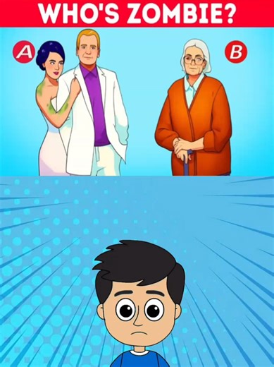 who's zombie? #usaquiz #shorts #quiztime #riddle #quiz