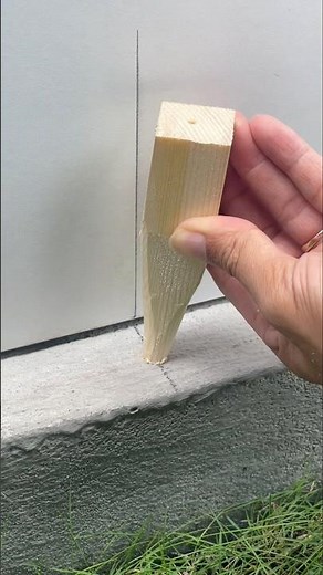 A reliable way to mount a board on brick or concrete. #woodworking #diy
