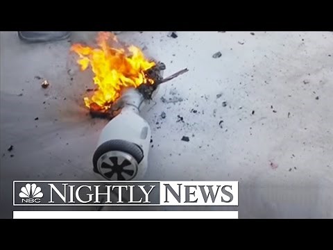 Hoverboards Linked to Set of Dangerous Fires | NBC Nightly News