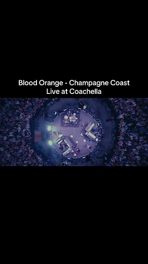 Blood Orange Champagne Coast Live at Coachella #bloodorange #champagnecoast #fyp