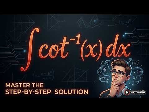 Integration by Parts | The Standard Trick for Inverse Functions Smooth Integrals