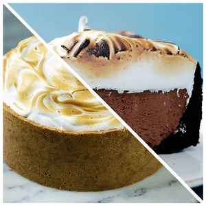 We'll have a grande double shot salted caramel Frappuccino with extra whipped cream. Make our Frozen Frappuccino Pie 👉 https://bit.ly/2USqDaM | Tastemade UK