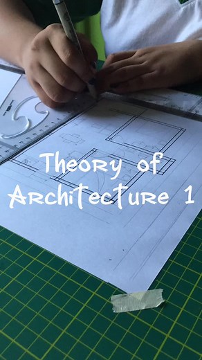 Architectural Plate for Theory of Architecture 1 Part 1
