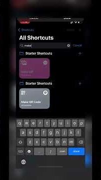 Make qr code easily in iphone | latest shortcut | apple explore