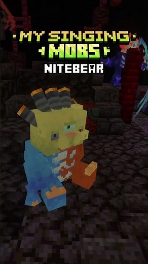 Nitebear In MINECRAFT | Song by Plasmasm | #shorts #mysingingmonsters #minecraft #minecraftshorts