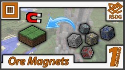 Ore Magnets in Only One Command - Vanilla 1.9 - Pull ores to the surface Minecraft Map