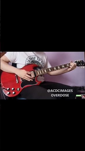 AC/DC - Overdose (guitar intro cover)