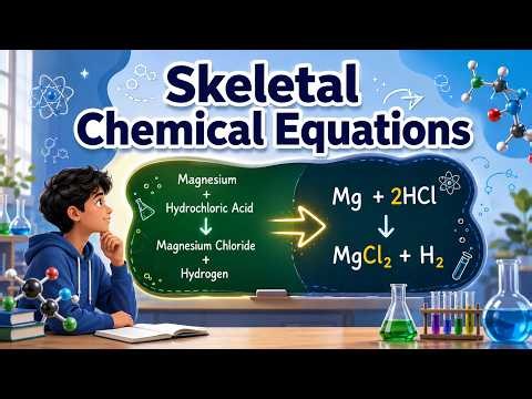 Chemical Reactions and Equations - Lesson 4: Writing a Skeletal Chemical Equation using Formulae