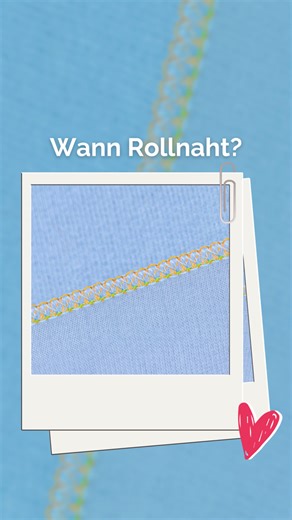 🪡 Wann ist die Rollnaht an Deiner Overlock die perfekte Lösung? Ganz einfach: Immer dann, wenn Du zwei feine Stofflagen wie z.B. Seide, Organza, Batist oder Spitze verbinden möchtest – schnell, schmal und professionell. ✨ Die Rollnaht ist eine Alternative zur klassischen französischen Naht – und das Ergebnis wirkt, je nach Garnwahl, fast unsichtbar. 💡 Ob luftige Bluse, oder zartes Top– mit der Rollnaht sparst Du Dir mehrere Arbeitsschritte und erreichst trotzdem ein wunderschönes Finish. Ideal