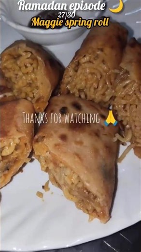 Ramadan special recipes #maggie #spring roll #shorts #yt