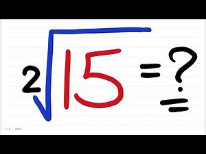 Square Root of 15 | Squares and Square Root |
